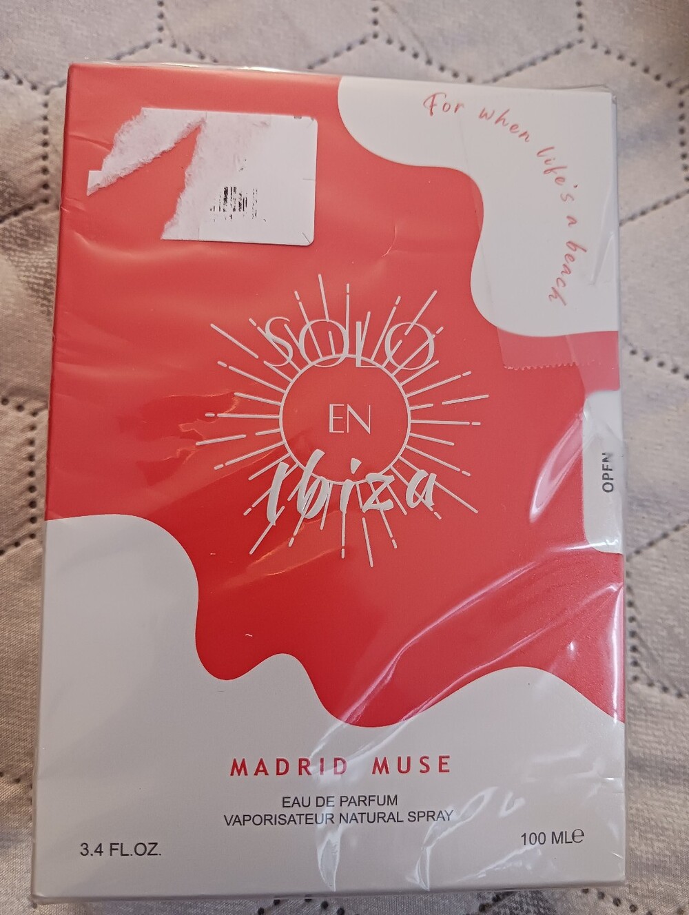 Solo en Ibiza Madrid Muse Eau de Parfum 3.4 oz Vapor Spray New Other
